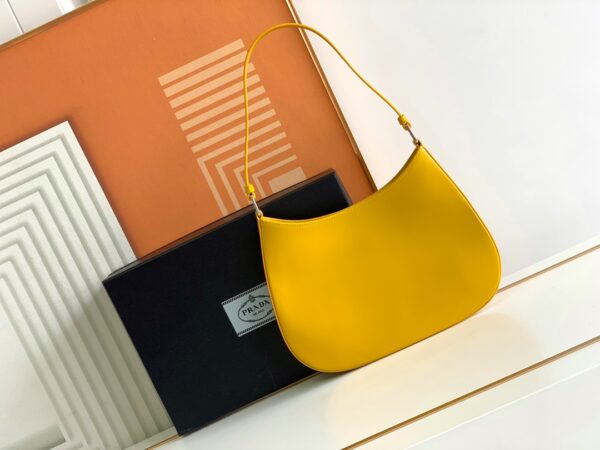 Prada Hobo Underarm Bag - Yellow 14573 - Image 5