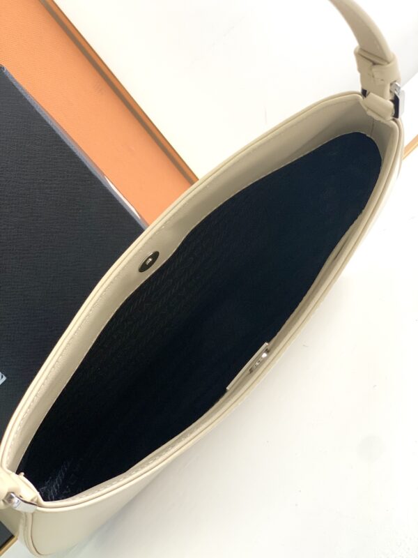 Prada Hobo Underarm Bag - Cream 94025 - Image 4