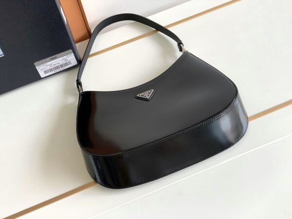 Prada Hobo Underarm Bag - Black 52129 - Image 3