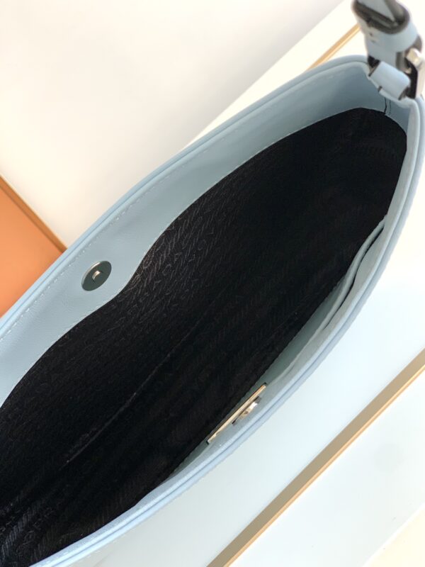 Prada Hobo Underarm Bag - Light Blue 36640 - Image 5