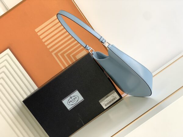 Prada Hobo Underarm Bag - Light Blue 36640 - Image 2