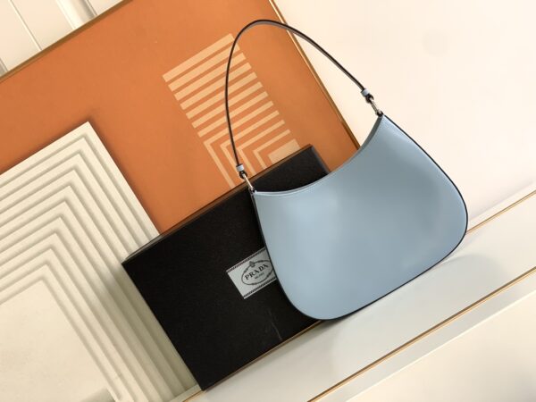 Prada Hobo Underarm Bag - Light Blue 36640 - Image 3