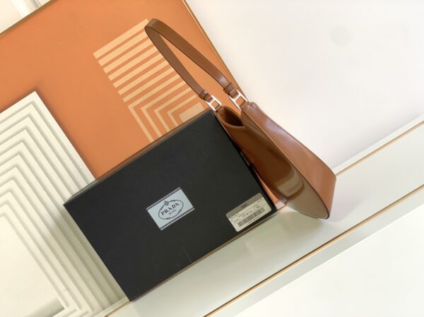 Prada Hobo Underarm Bag - Brown 31716 - Image 4