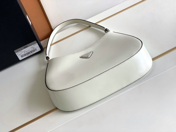 Prada Hobo Underarm Bag - White 46075 - Image 4