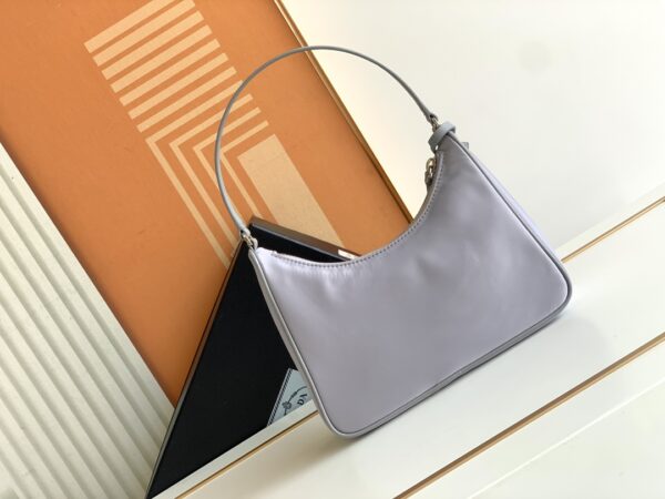 Prada Hobo Kendou's Shoulder Bags - Metal Gray 92886 - Image 4