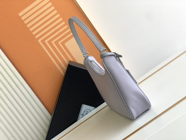 Prada Hobo Kendou's Shoulder Bags - Metal Gray 92886 - Image 3