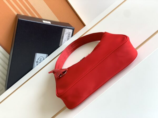 Prada Hobo Kendou's Shoulder Bags - Red 10365 - Image 3