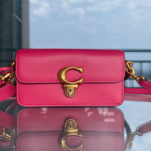 Coach Studio Baguette Crossbody Bag - Pink 82025