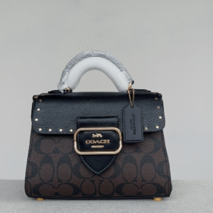 Coach Morgan Top handle Modern Retro Handbag - Black 82114