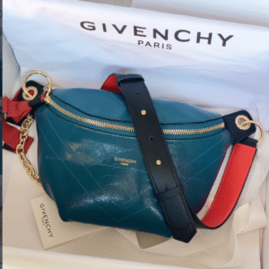 Givenchy Waxed Leather Waist Bag - Sea Green 90761