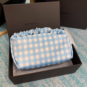 Alexander Wang Velvet Handbag - Blue Plaid 47933