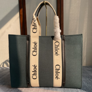 Chloe Woody Large Tote Bag - Black 39094