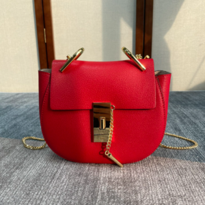 Chloe Mini Drew Piggy Bag - Red 87818