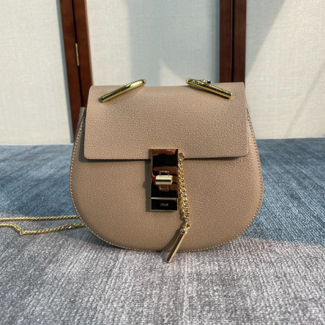 Chloe Mini Drew Piggy Bag - Elephant Gray 16807