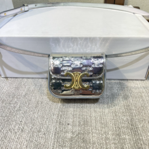 Celine Mini Headphone Bag - Silver 72953