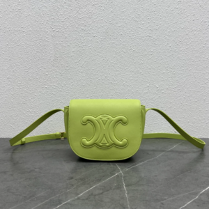 Celine Folco Saddle Bag - Green 30279