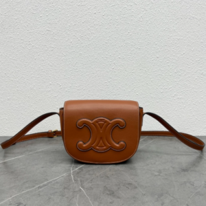 Celine Folco Saddle Bag - Brown 13965