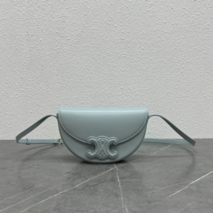 Celine Basace Arc De Triomphe~moon Bag - Blue 15700