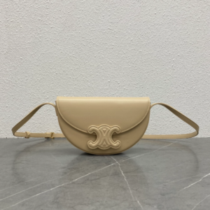 Celine Basace Arc De Triomphe~moon Bag - Cream 92248