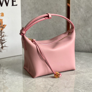 Celine Napa Lunch Box Bag - Pink 23958