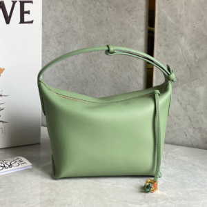 Celine Napa Lunch Box Bag - Green 67372