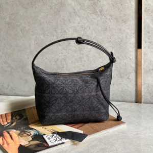 Celine Cubi Embroidered Lunch Small Bag - Black 24047