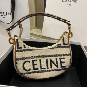 Celine Towel Armpit Crescent Bag - Black 45277