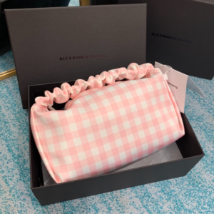 Alexander Wang Velvet Handbag - Pink Plaid 99988