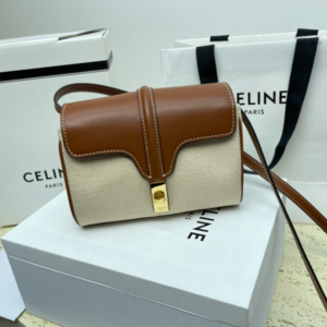 Celine Mini Soft16 Handbag - Brown 34743