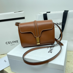 Celine Mini Soft16 Handbag - Brown 19631