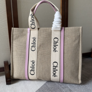 Chloe Woody Large Tote Bag - Purple 29589