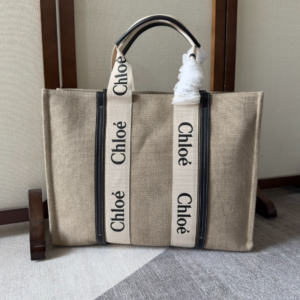 Chloe Woody Large Tote Bag - Black 79056