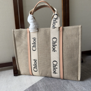 Chloe Woody Large Tote Bag - Cream 88162