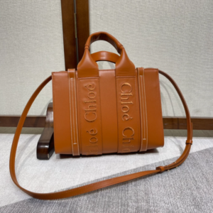 Chloe 22S Woody Medium Tote Bag - Brown 52045