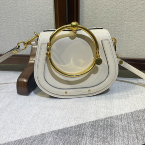 Chloe Small Nile Bracelet Minaudiere Handbag - Brown 57466