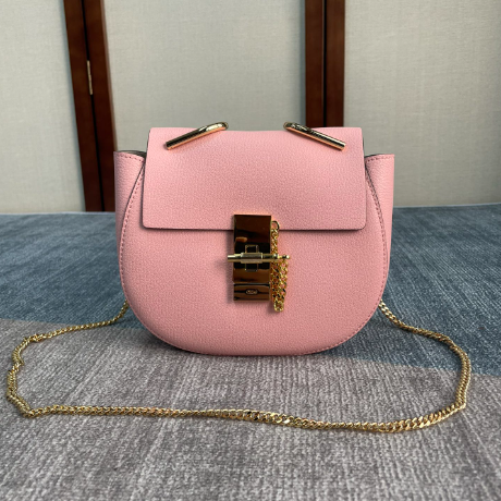 Chloe Mini Drew Piggy Bag - Pink 43381