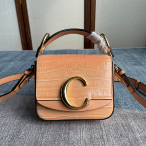 Chloe C Bag Crossbody Bag - Peach 38673