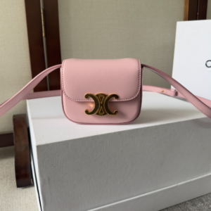 Celine 2022 New Mini Headphone Bag - Pink 80490