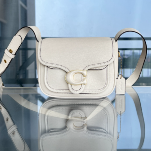Coach Tabby 19 Leather Messenger Bag - White 39011