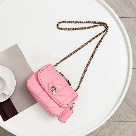 Coach Pillow Madison First-layer Armpit Crossbody Women's Bag - Pink 96327
