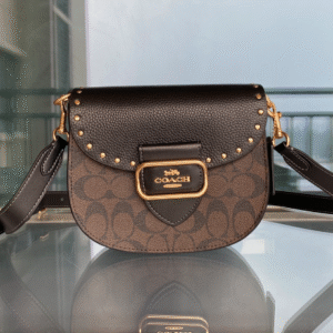 Coach Ole Women’s Classic Logo Canvas Kleo Shoulder Bag - Brown 21788