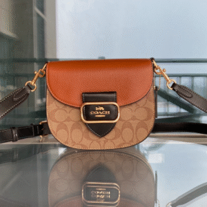 Coach Ole Women’s Classic Logo Canvas Kleo Shoulder Bag - Orange 93993