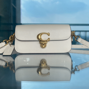 Coach Studio Baguette Crossbody Bag - White 68351