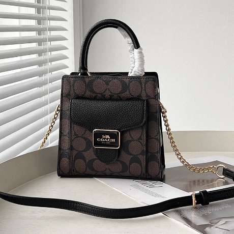 Coach Pepper Mini Tote Music Bag - Black 70724