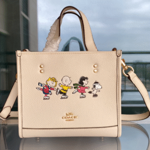 Coach Snoopy Versatile Handbag - White 97048