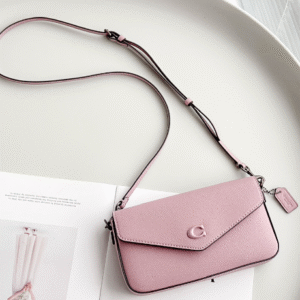 Coach One-shoulder Cross-body Letter Envelope Women's Bag - Purple 46140