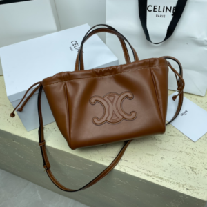 Celine Cabas Triomphe Mini Shopping Bag - Brown 11900