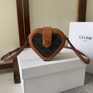 Celine Tambour Heart-shaped Handbag 67151