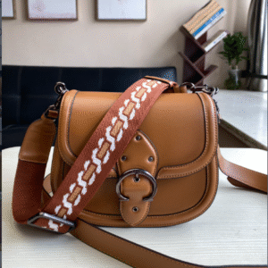 Coach Saddle Shoulder Strap Bag - Brown 61387