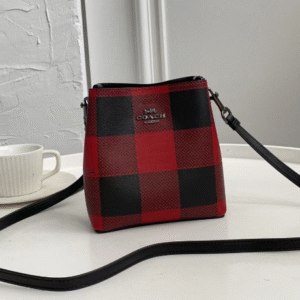 Coach New Mini Bucket Bag - Red 52147